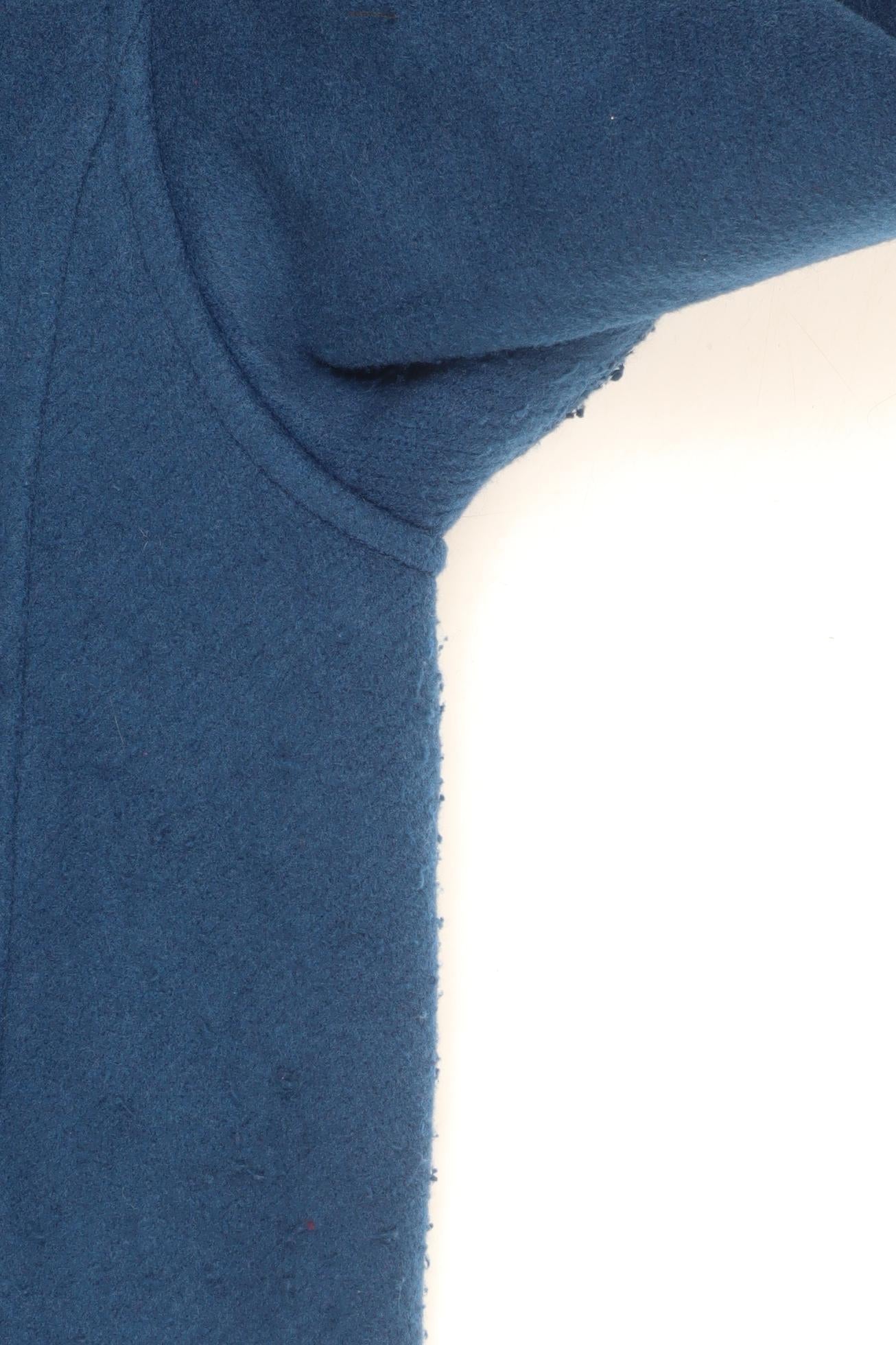 Womens UK Size 14 Marks and Spencer Blue Overcoat