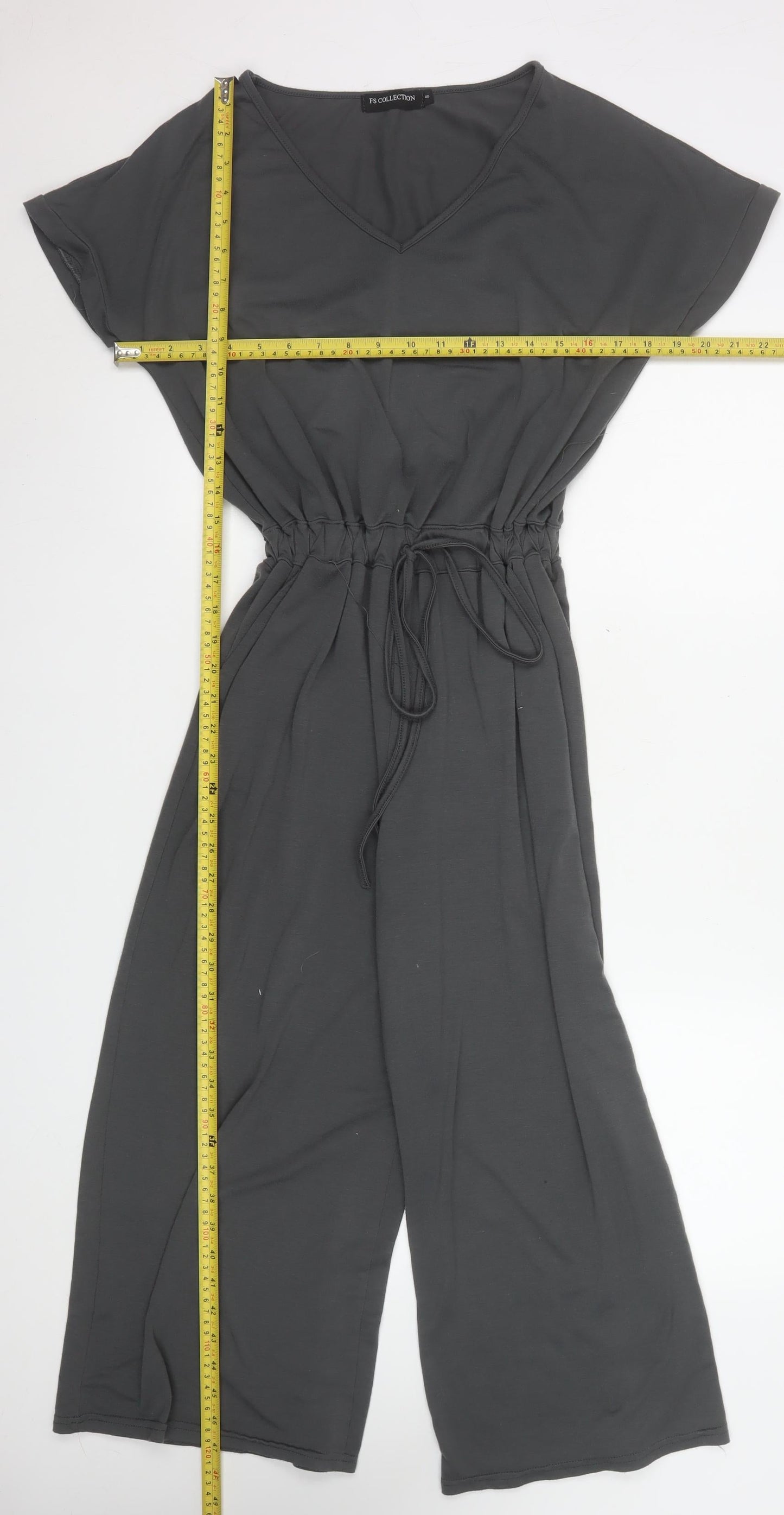 Womens UK Size M FS Collection One-Piece Grey Jumpsuit