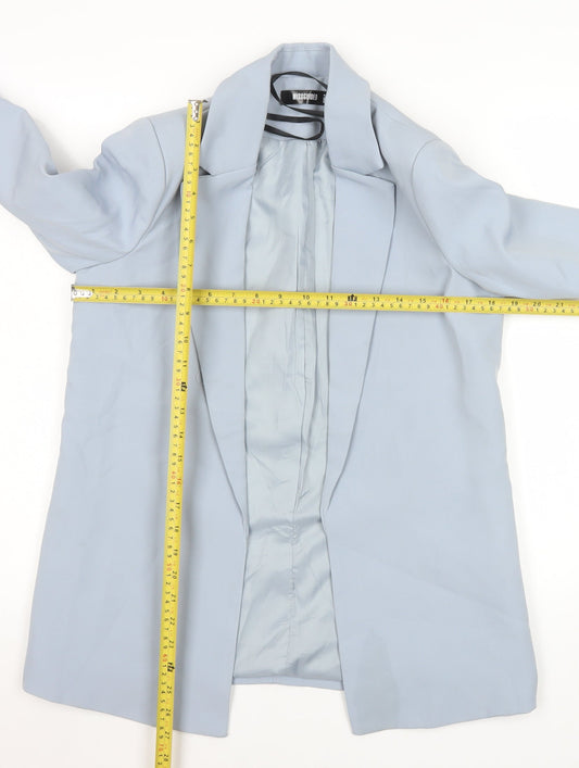Womens UK Size 6 Missguided Regular Blue Blazer