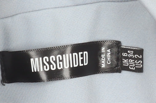 Womens UK Size 6 Missguided Regular Blue Blazer