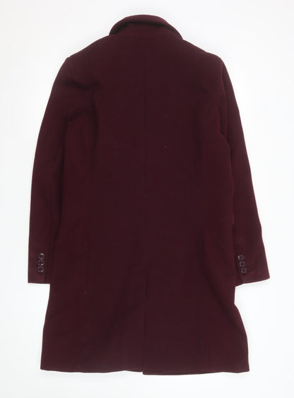 Womens UK Size 6 Primark Red Overcoat