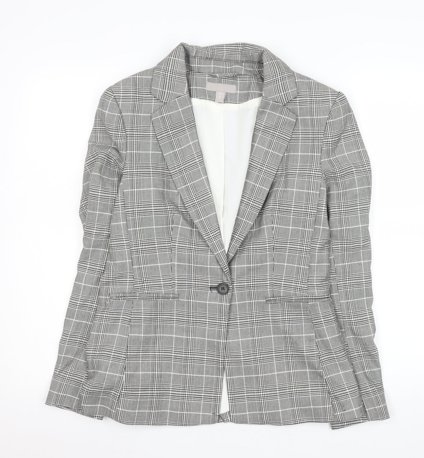 Womens UK Size M H&M Regular Grey Blazer