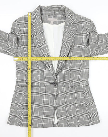 Womens UK Size M H&M Regular Grey Blazer