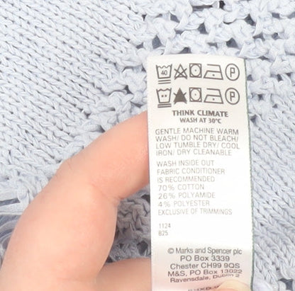 Womens UK Size M Marks and Spencer Blue Camisole Blouse