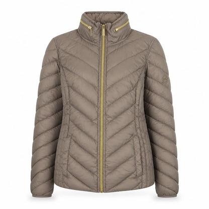 Womens UK Size XS Michael Kors Brown Puffer Jacket