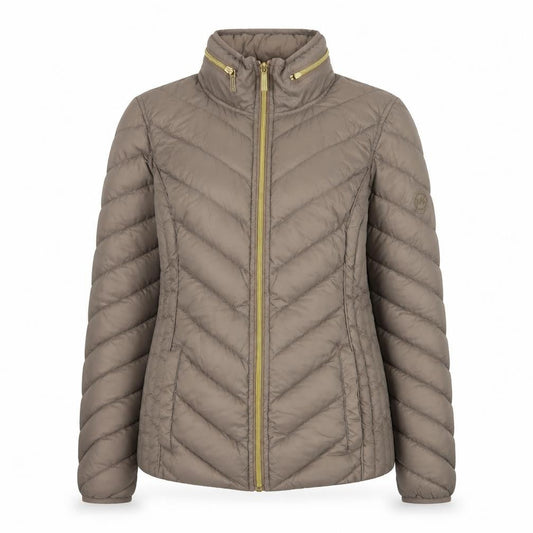 Womens UK Size XS Michael Kors Brown Puffer Jacket