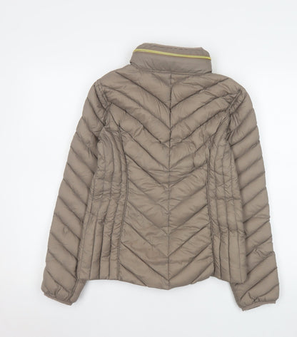 Womens UK Size XS Michael Kors Brown Puffer Jacket
