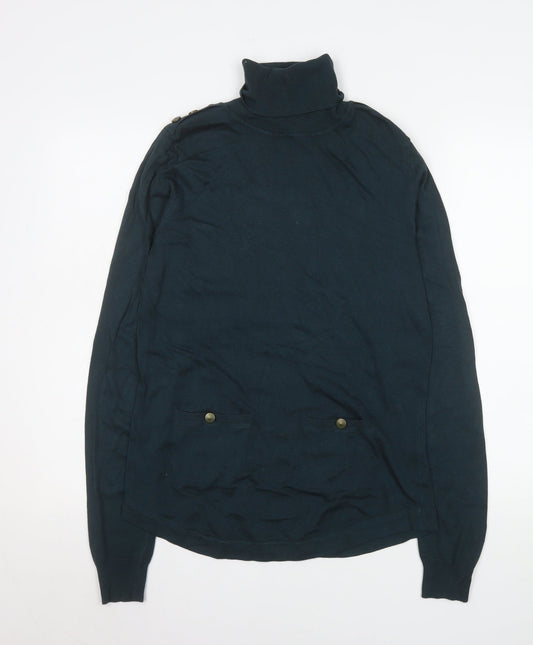 Womens UK Size 14 Warehouse Black Pullover Jumper