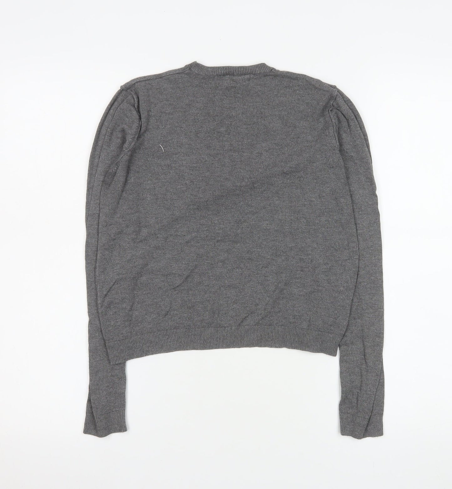 Womens UK Size 10 Pull&Bear Grey Pullover Jumper