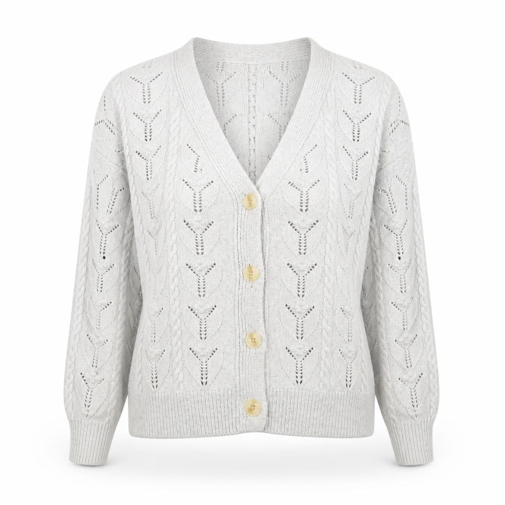 Womens UK Size M Marks and Spencer Grey Cardigan Jumper