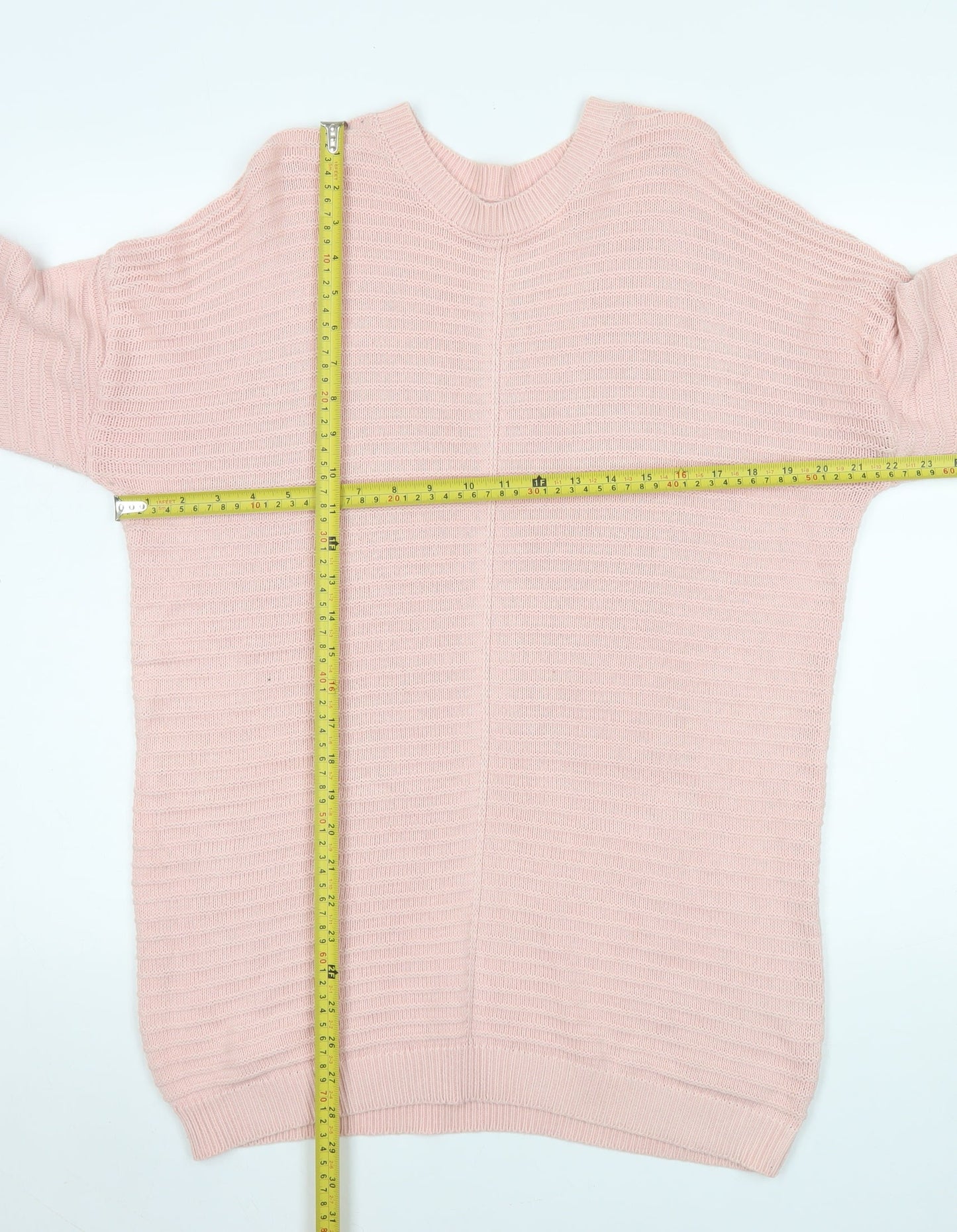 Womens UK Size L Matalan Pink Pullover Jumper