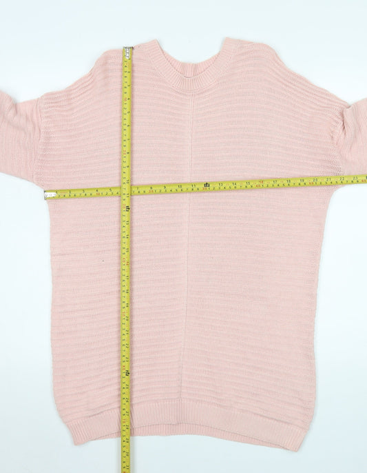 Womens UK Size L Matalan Pink Pullover Jumper