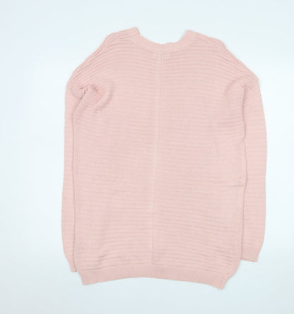 Womens UK Size L Matalan Pink Pullover Jumper
