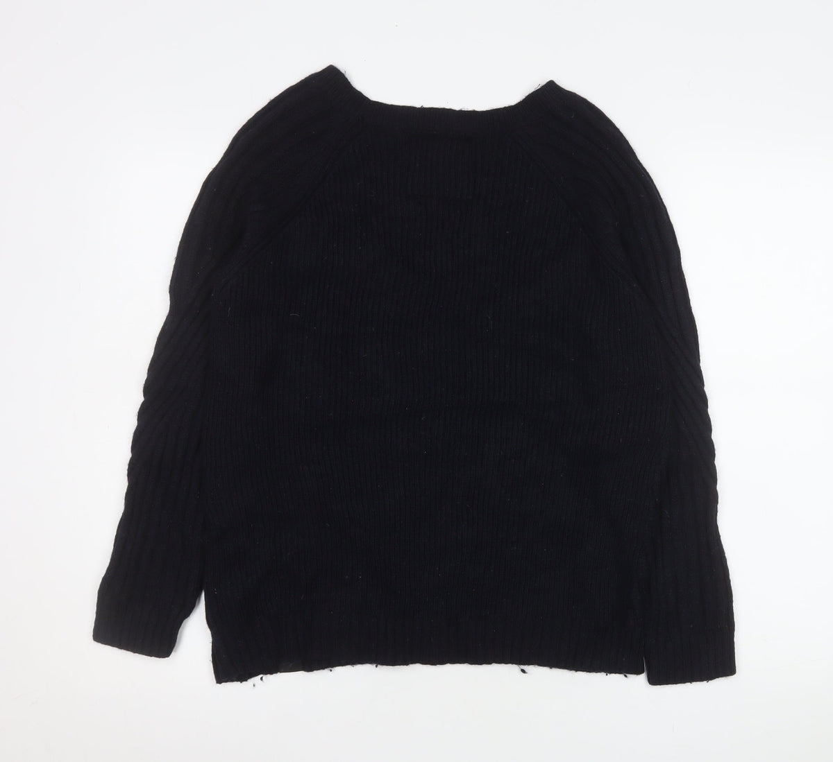 Womens UK Size 12 Superdry Black Pullover Jumper