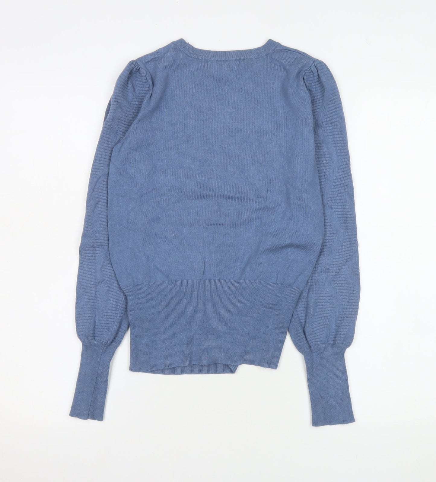 Womens UK Size S Marks and Spencer Blue Pullover Jumper