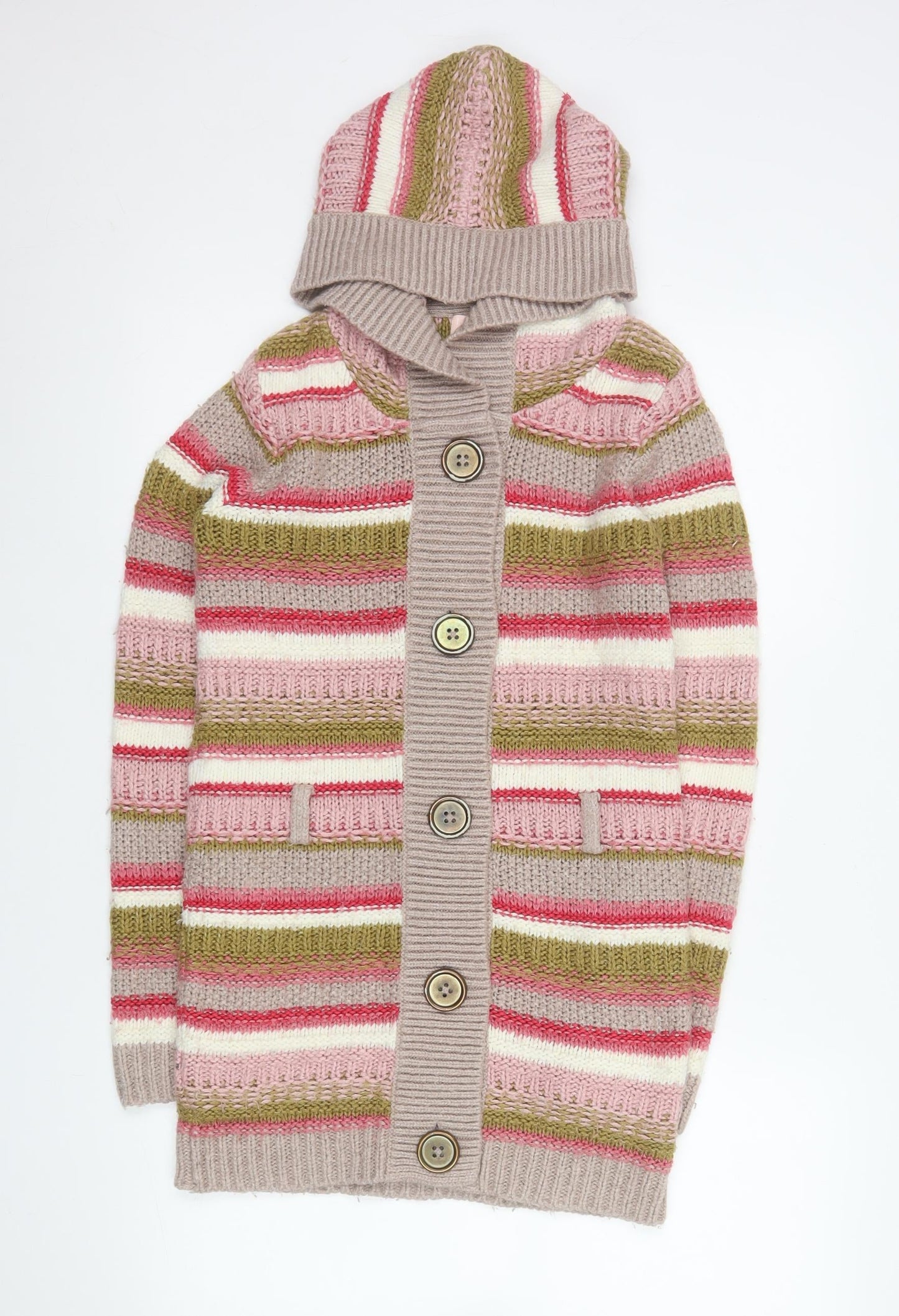 Girls UK Size 11-12 Years NEXT Multicoloured Cardigan Jumper