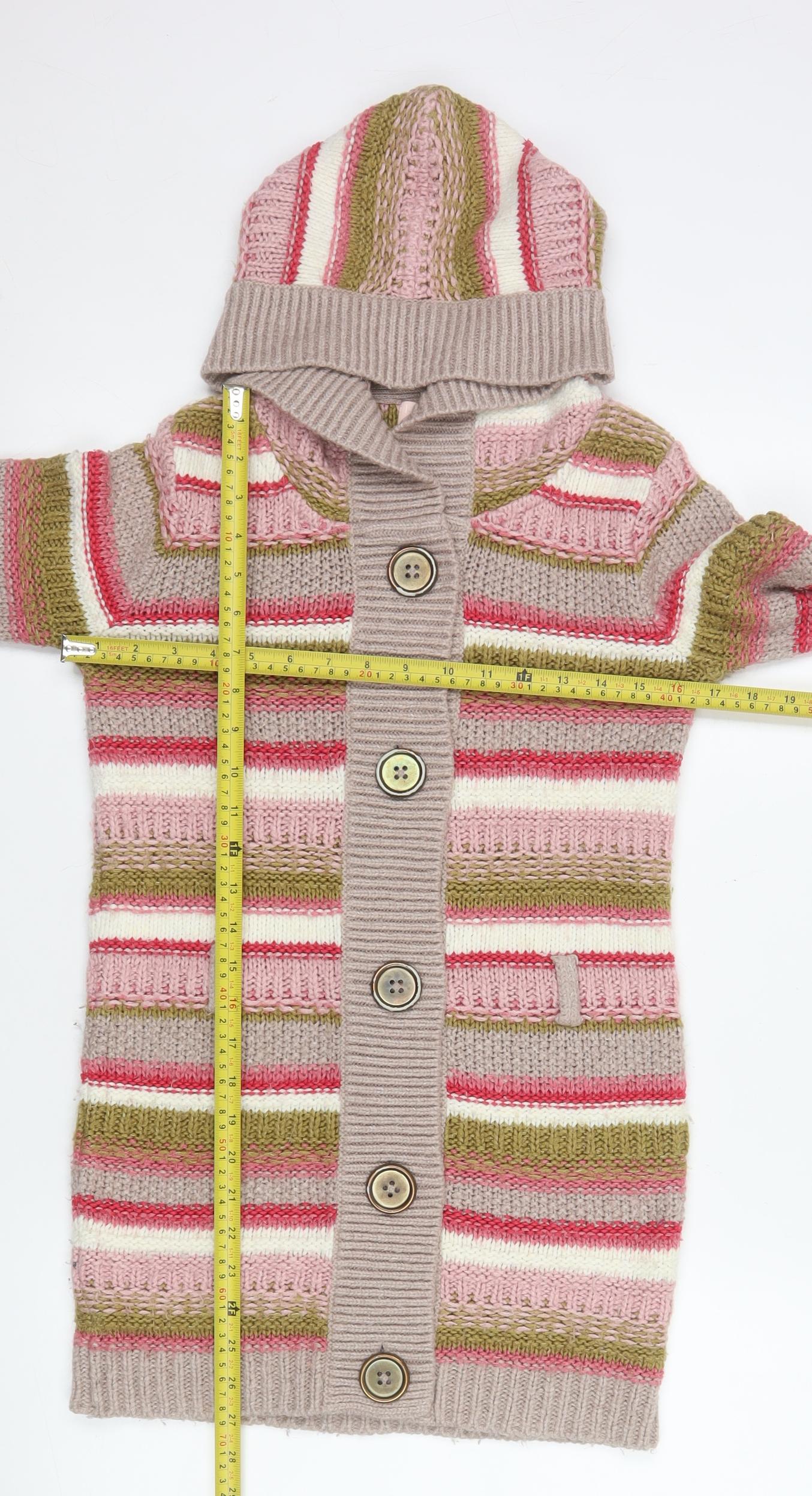 Girls UK Size 11-12 Years NEXT Multicoloured Cardigan Jumper