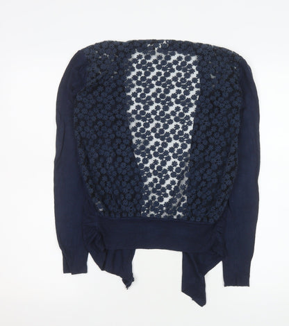 Womens UK Size M Misumi Blue Cardigan Jumper