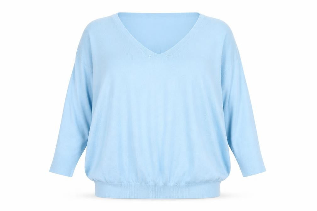 Womens UK Size 10 Topshop Blue Pullover Jumper