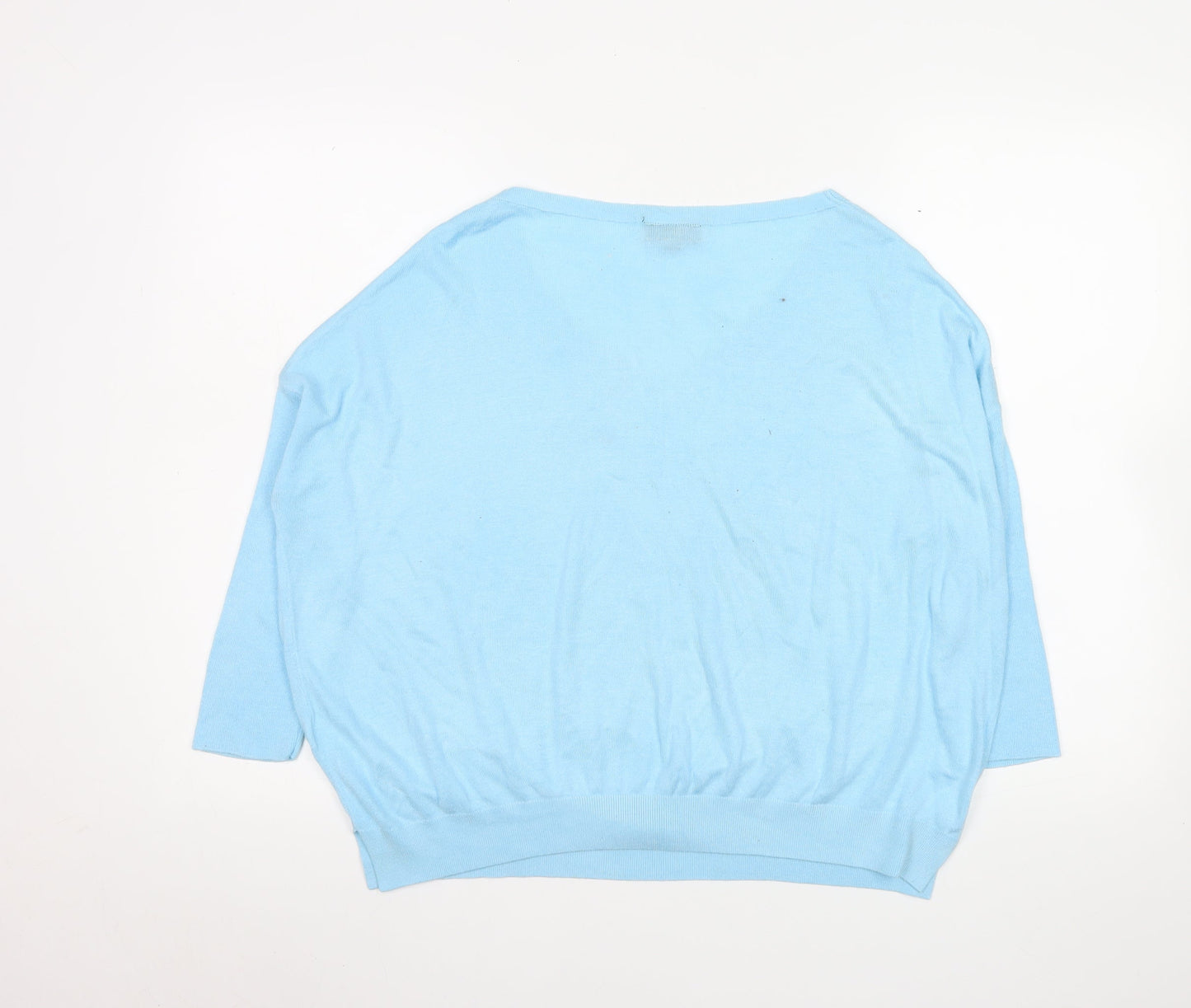 Womens UK Size 10 Topshop Blue Pullover Jumper