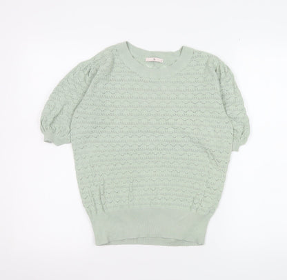 Womens UK Size 8 TU Green Basic T-Shirt