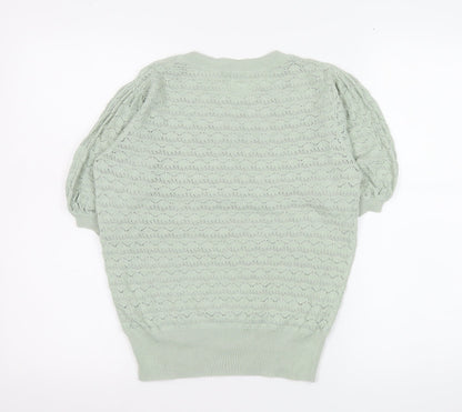 Womens UK Size 8 TU Green Basic T-Shirt