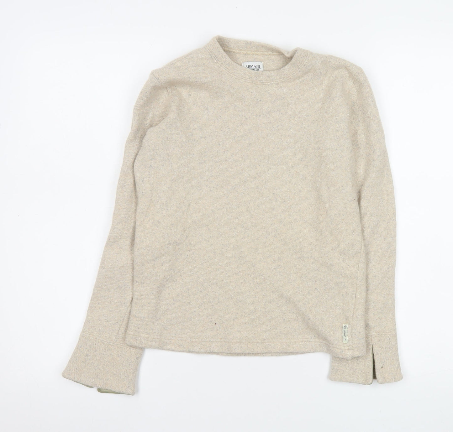 Teens UK Size L ARMANI Beige Pullover Jumper