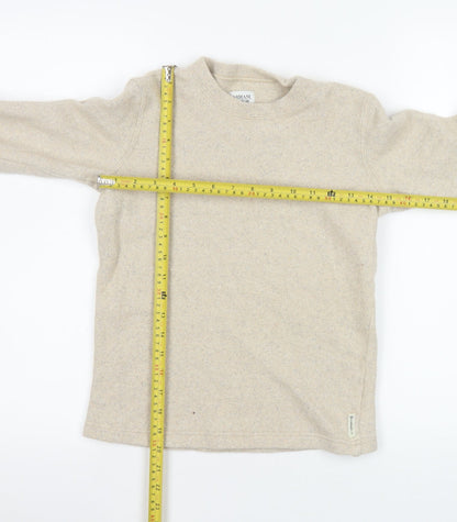Teens UK Size L ARMANI Beige Pullover Jumper