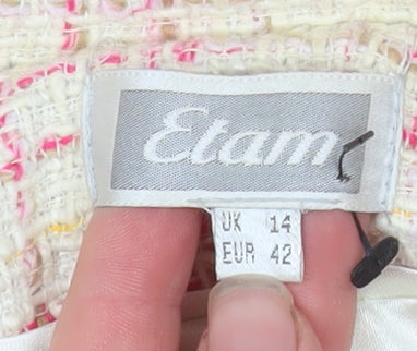 Womens UK Size 14 Etam Regular Multicoloured Blazer