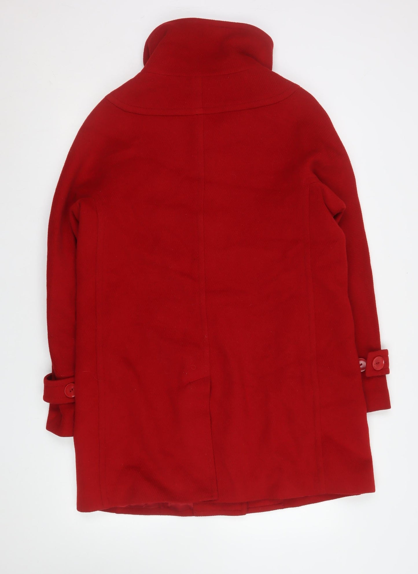 Womens UK Size 10 Talbots Red Overcoat