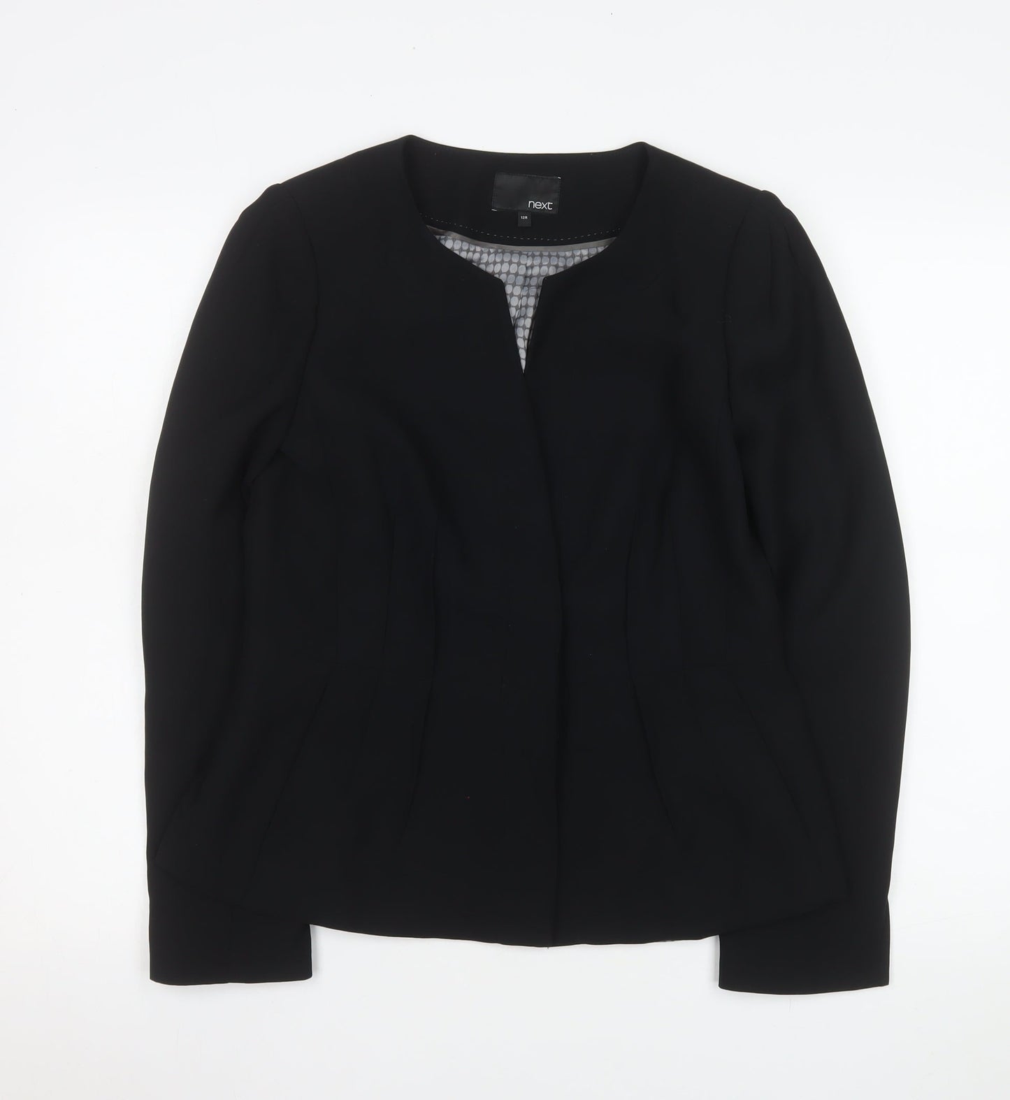Womens UK Size 12 NEXT Regular Black Suit Jacket
