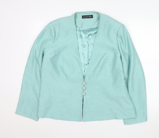 Womens UK Size 20 Jacques Vert Regular Blue Blazer