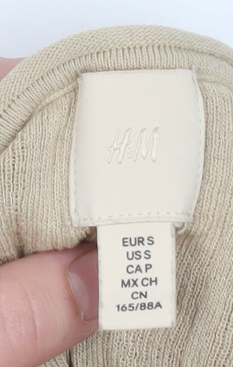Womens UK Size S H&M Beige Basic Tank