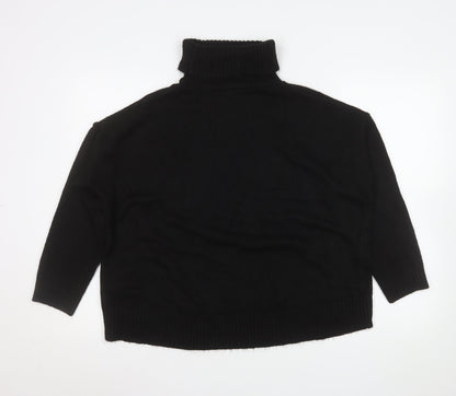 Womens UK Size S New Look Black Pullover Jumper