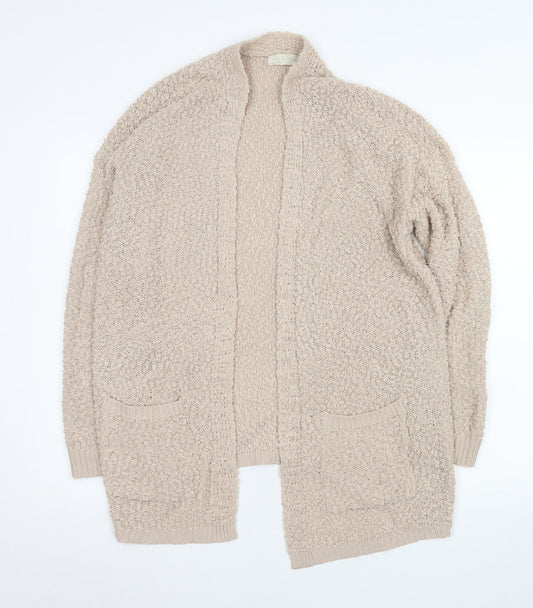 Womens UK Size XL Jolie & Joy Beige Cardigan Jumper