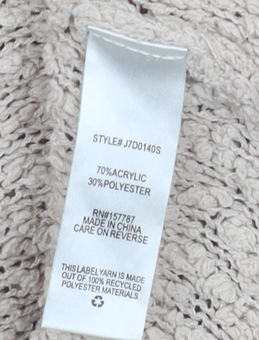 Womens UK Size XL Jolie & Joy Beige Cardigan Jumper