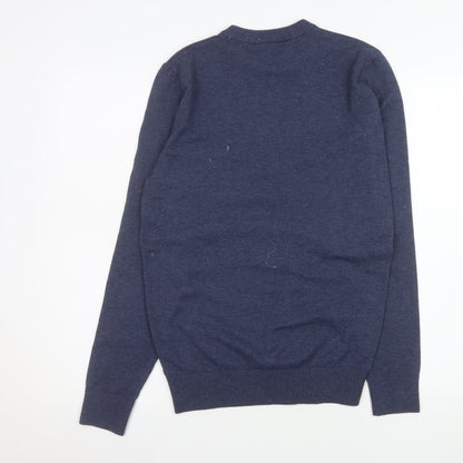 Mens UK Size S Primark Blue Pullover Jumper