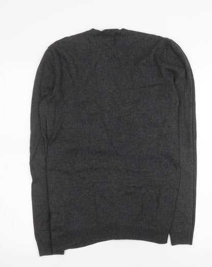 Mens UK Size S Topman Grey Pullover Jumper
