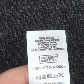 Mens UK Size S Topman Grey Pullover Jumper