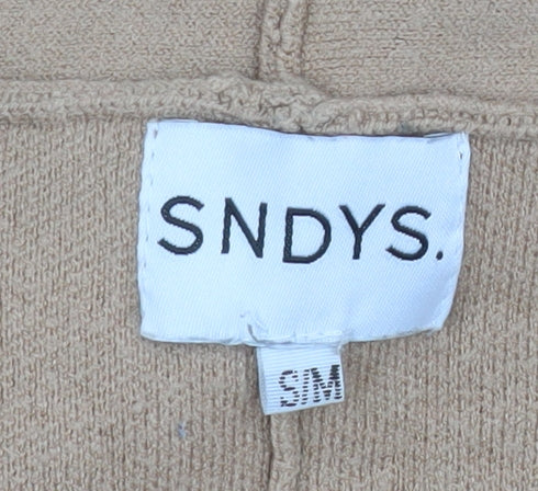 Womens UK Size S SNDYS. Beige Basic Jacket