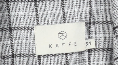 Womens UK Size 6 Kaffe Grey Trench Coat