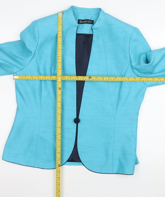 Womens UK Size 16 Jacques Vert Regular Blue Blazer