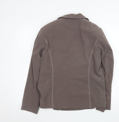 Womens UK Size 14 Bonmarché Brown Basic Jacket