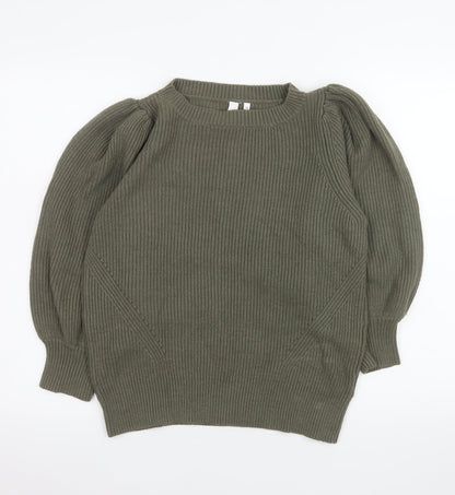 Womens UK Size 10 AND/OR Green Pullover Jumper