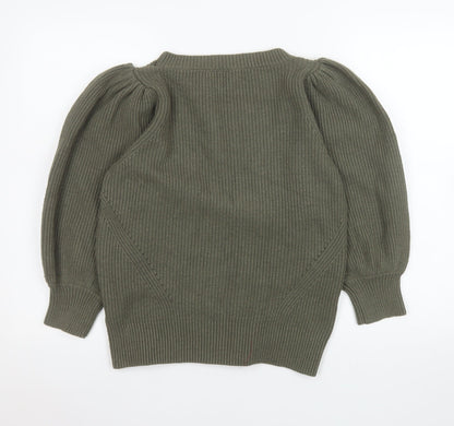 Womens UK Size 10 AND/OR Green Pullover Jumper