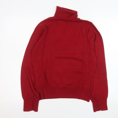 Womens UK Size 12 Monsoon Red Pullover Jumper