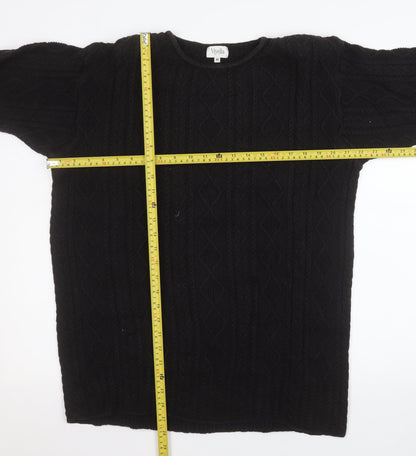 Womens UK Size M Viyella Black Pullover Jumper