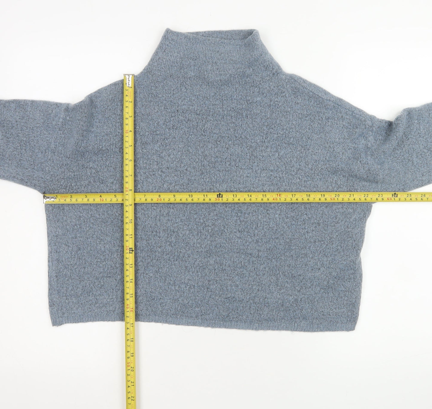 Womens UK Size S New Look Grey Pullover Jumper