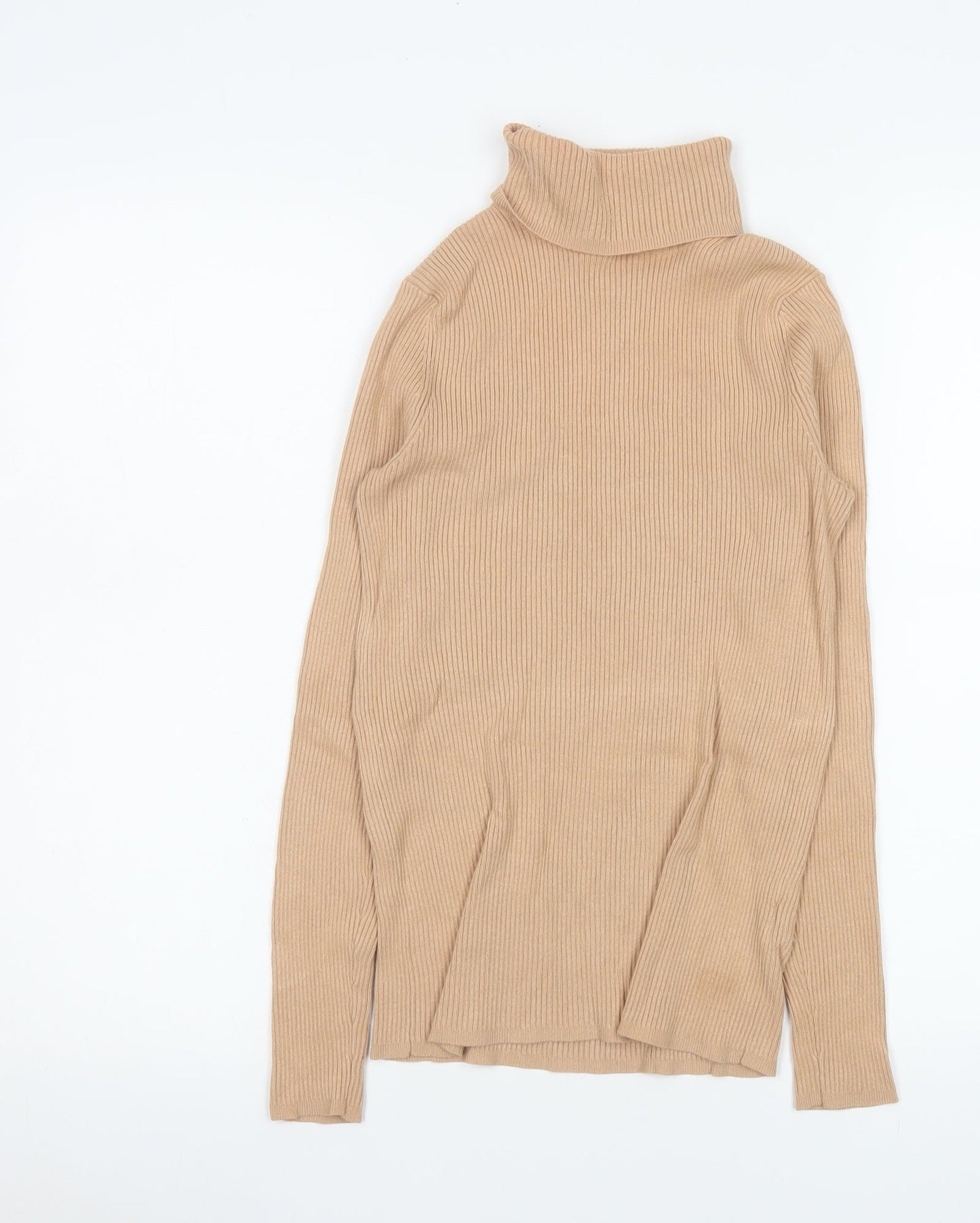 Womens UK Size 8 Marks and Spencer Beige Pullover Jumper
