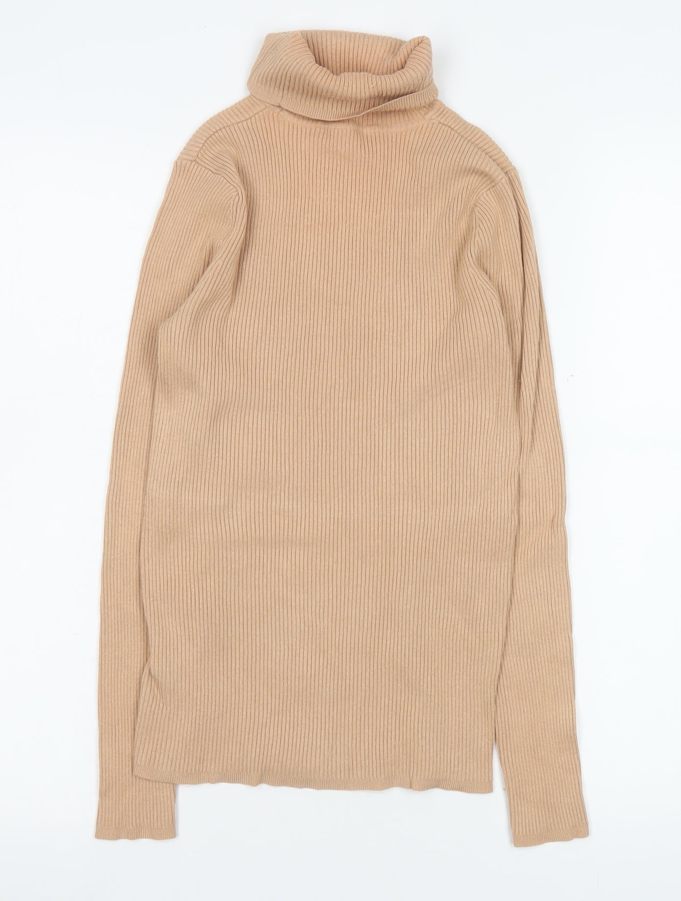 Womens UK Size 8 Marks and Spencer Beige Pullover Jumper